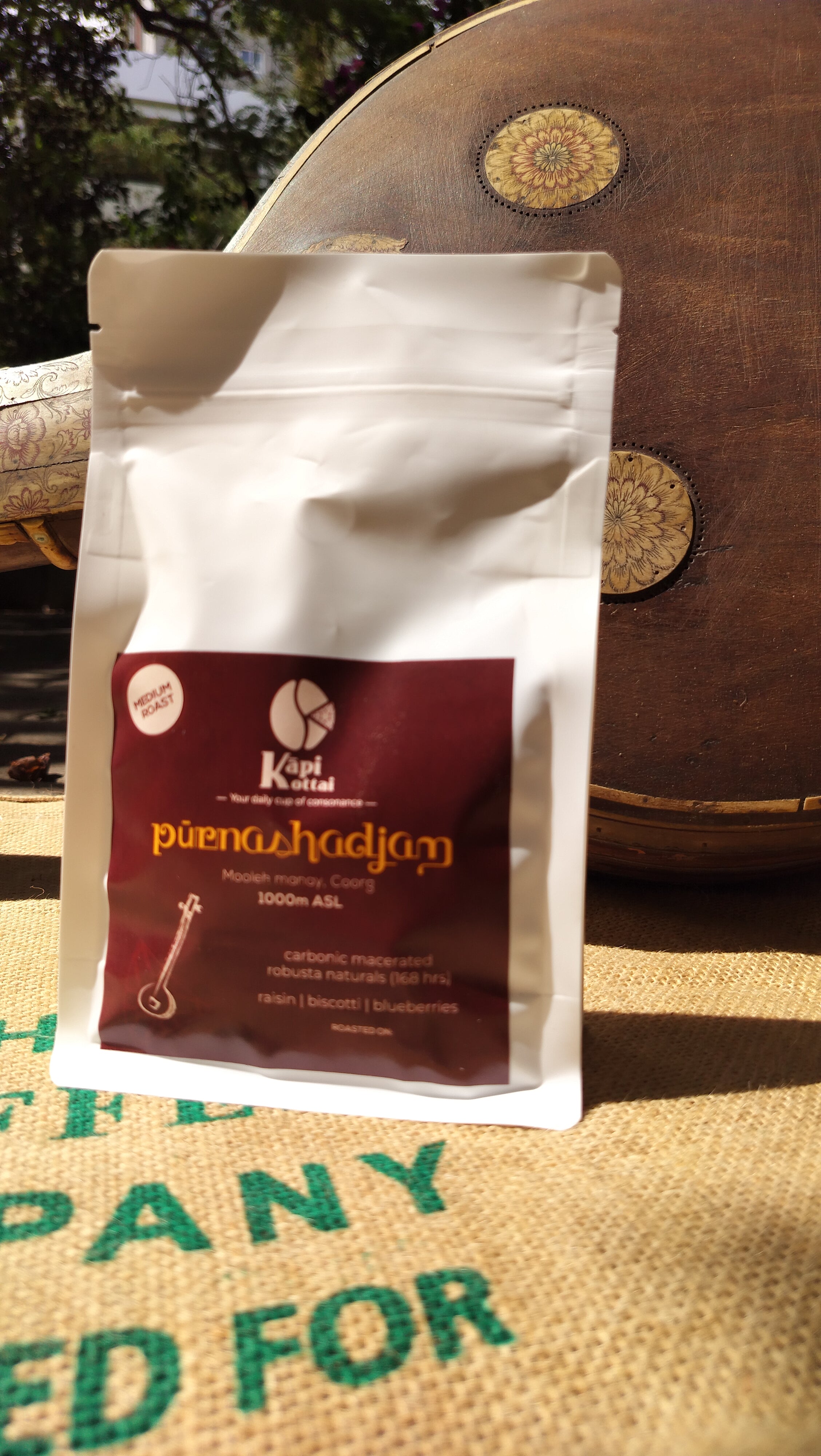 pūrnashadjam - india coffee by kapi kottai